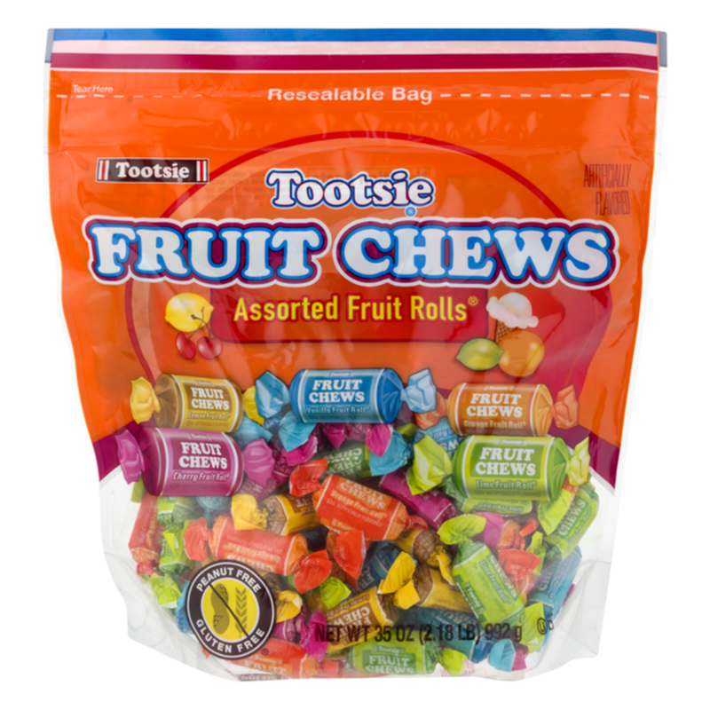 Tootsie Fruit Chews Assorted Fruit Rolls (35 oz) - Instacart