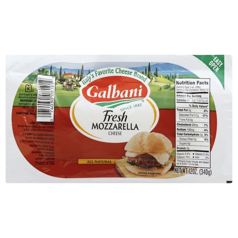Galbani Sorrento Fresh Mozzarella Cheese (12 oz) Delivery or Pickup