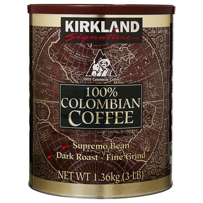 Kirkland Signature 100 Colombian Coffee, 48 oz (3 lb) Instacart