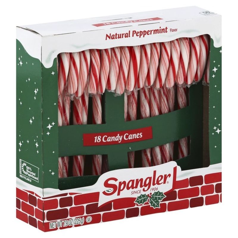 Spangler Candy Canes, Peppermint (18 each) - Instacart