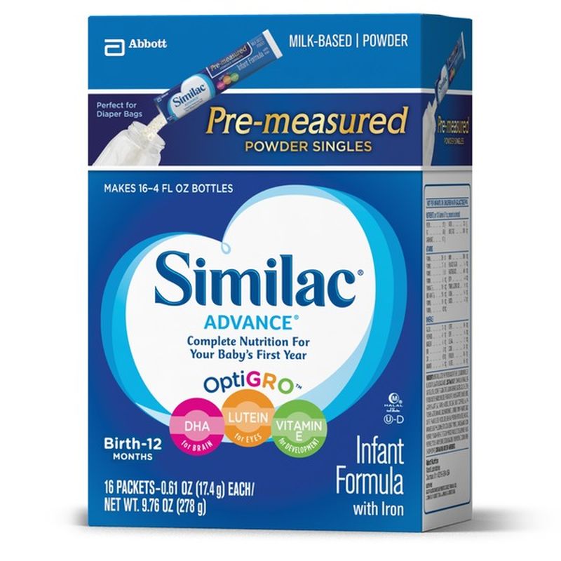 similac advance 12.4 oz