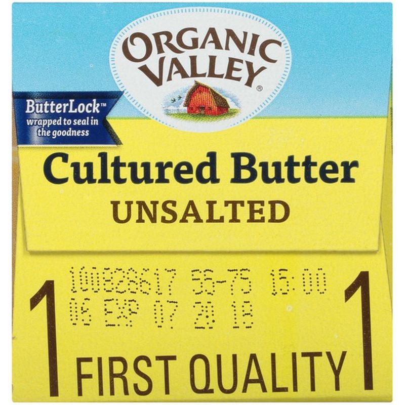 Organic Valley Cultured Unsalted Organic Butter
