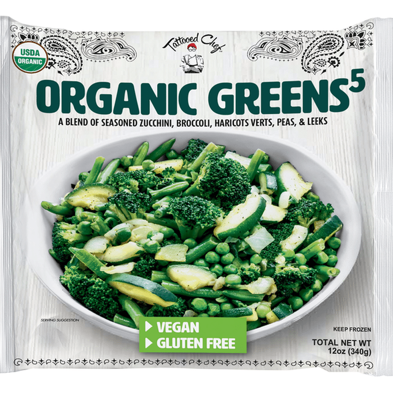 Tattooed Chef Organic Greens 5 (12 oz) Delivery or Pickup Near Me