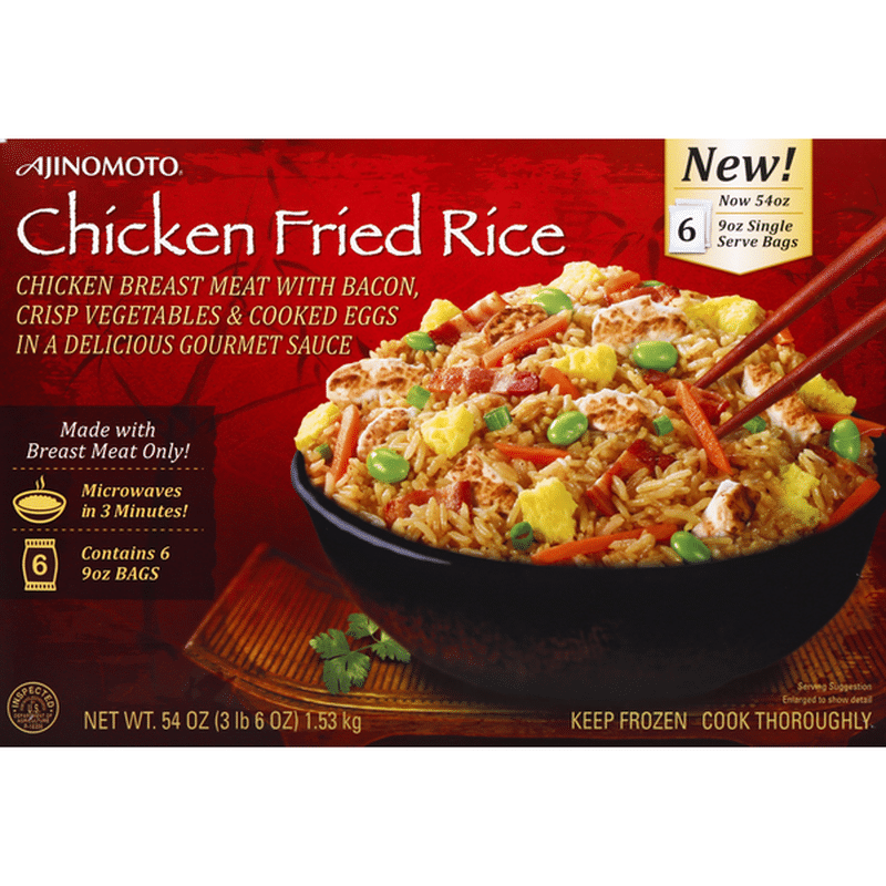 Ajinomoto Chicken Fried Rice (6 each) - Instacart