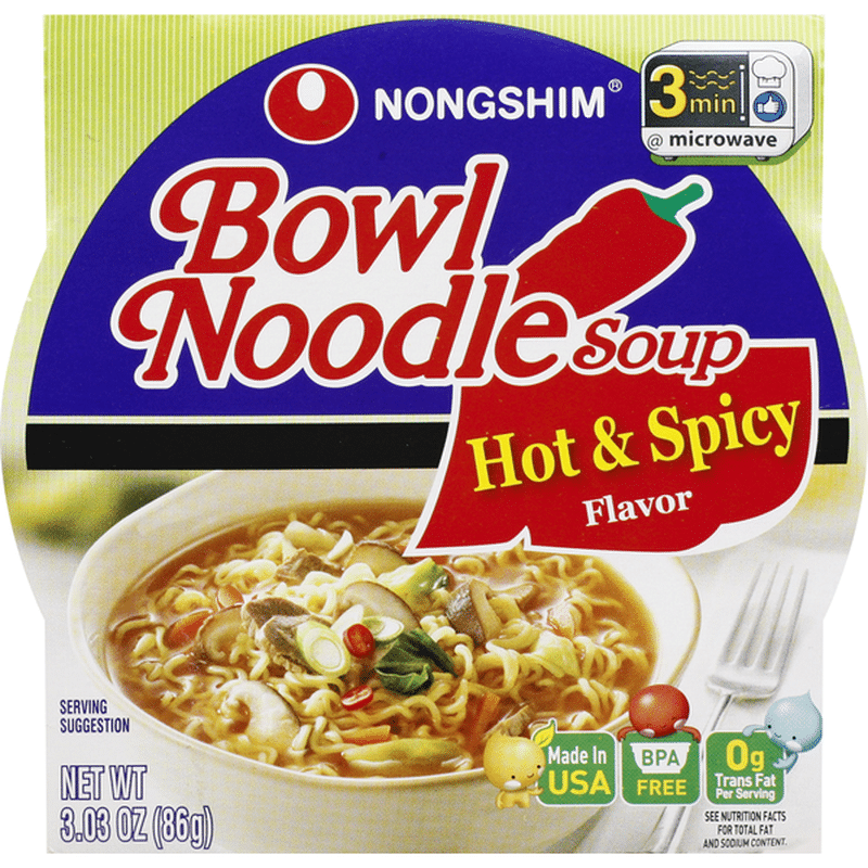 Nongshim Tempura Udon Noodle Bowl (3.03 oz) from Food4Less Instacart