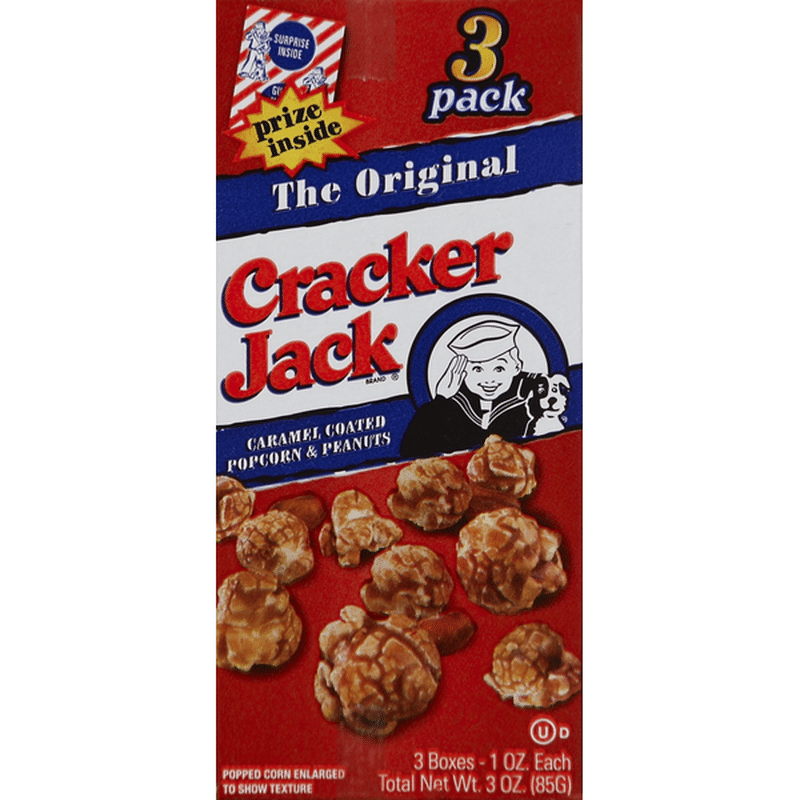 Cracker Jack The Original Caramel Coated Popcorn & Peanuts (3 oz