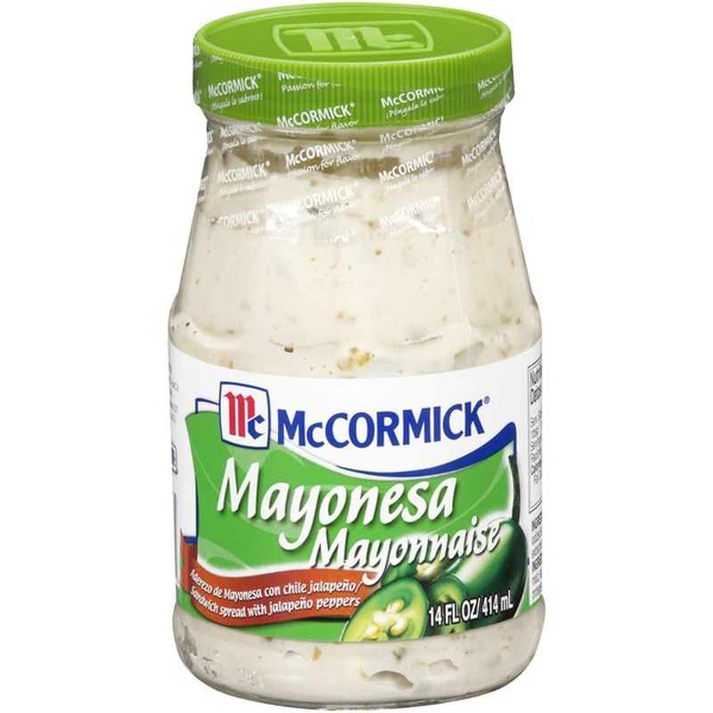 McCormick® Mayonnaise Sandwich Spread with Jalapeño Peppers (14 oz) Instacart