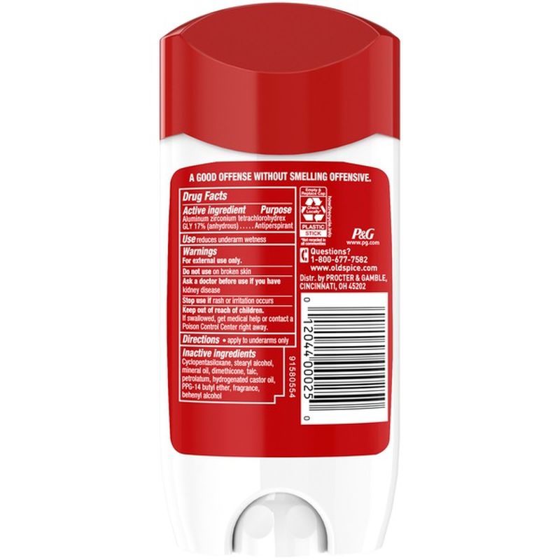 Old Spice Anti-Perspirant Deodorant for Men, 48 Hour Protection
