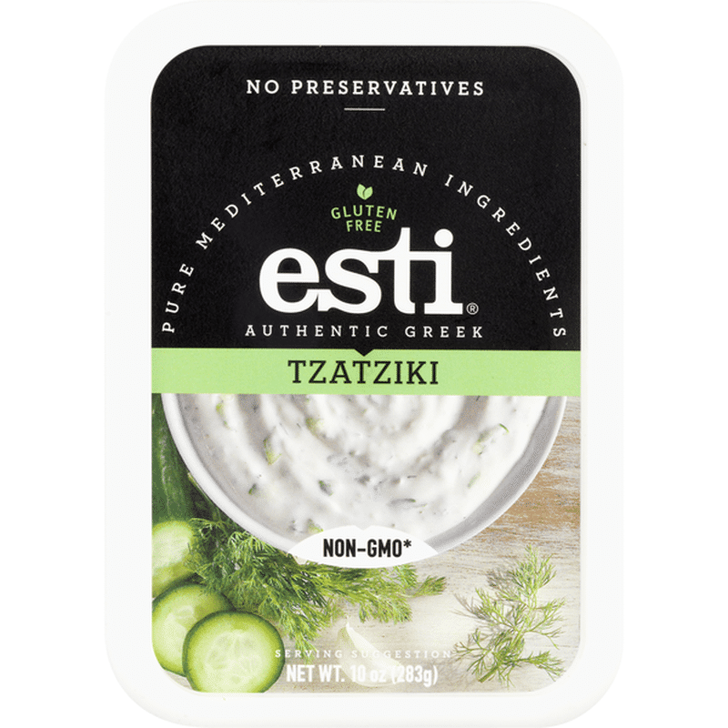 Esti Foods Tzatziki Authentic Greek 10 Oz Instacart