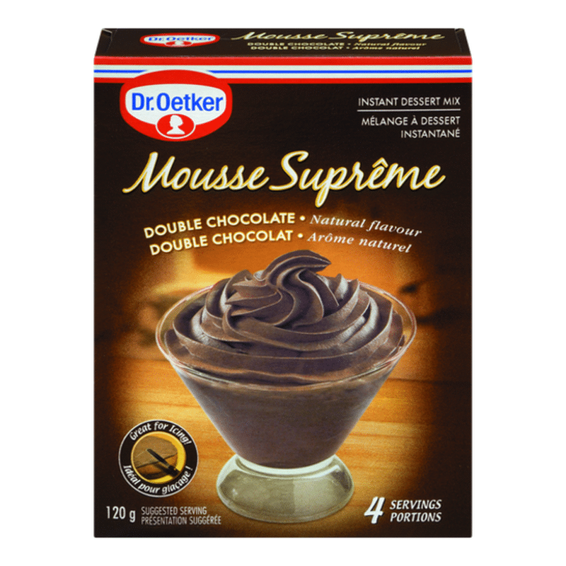 Dr. Oetker Mousse Instant Mousse Mix Double Chocolate (4.2 oz) Instacart