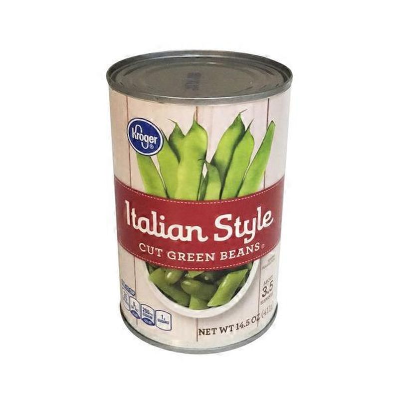 Kroger Italian Style Cut Green Beans (14.5 oz) Instacart