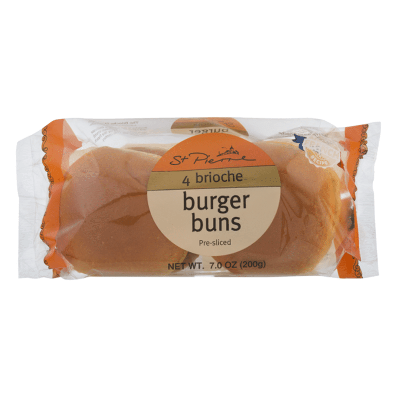 St. Pierre Brioche Burger Buns (4 ct) from QFC Instacart