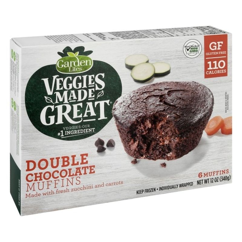 Garden Lites Veggies Made Great Muffins Double Chocolate