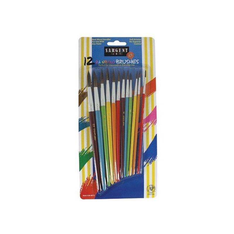 Sargent Art Rainbow Paint Brush Set