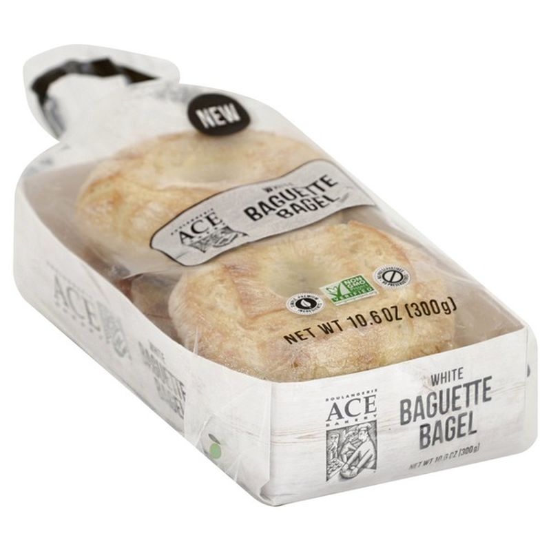 ACE Bakery Baguette Bagel White (10.6 oz) Delivery or Pickup Near Me