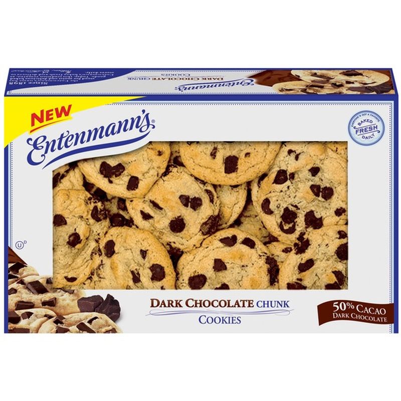 Entenmann's Dark Chocolate Chunk Cookies (12 oz) Instacart