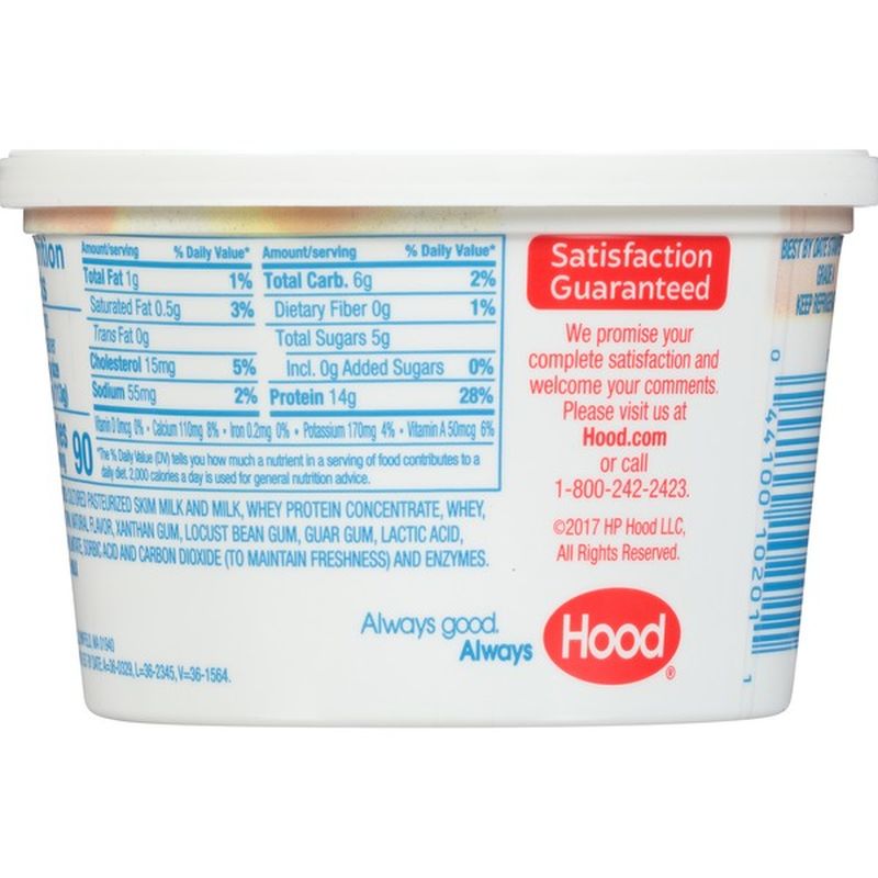 Hood No Salt Added Lowfat Small Curd Cottage Cheese (16 oz) - Instacart