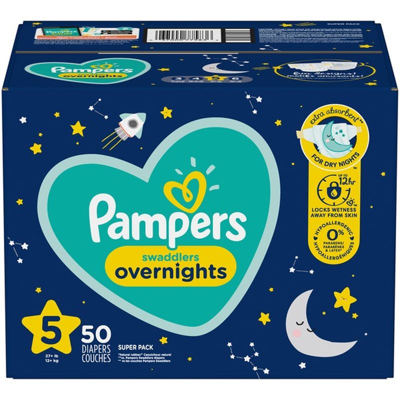 pampers nighttime size 5