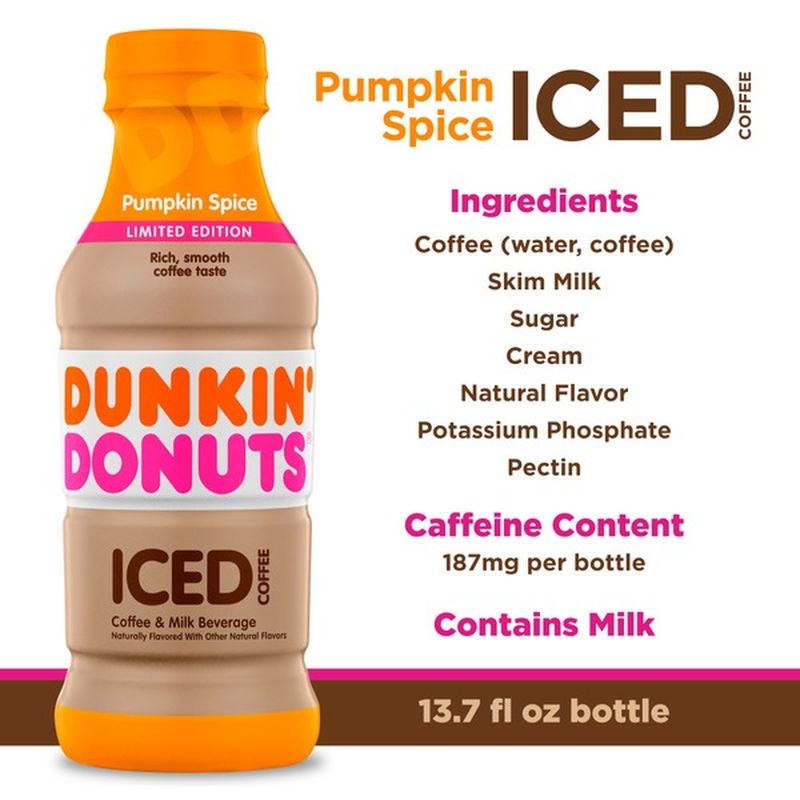 Pumpkin Spice Coffee Dunkin Nutrition