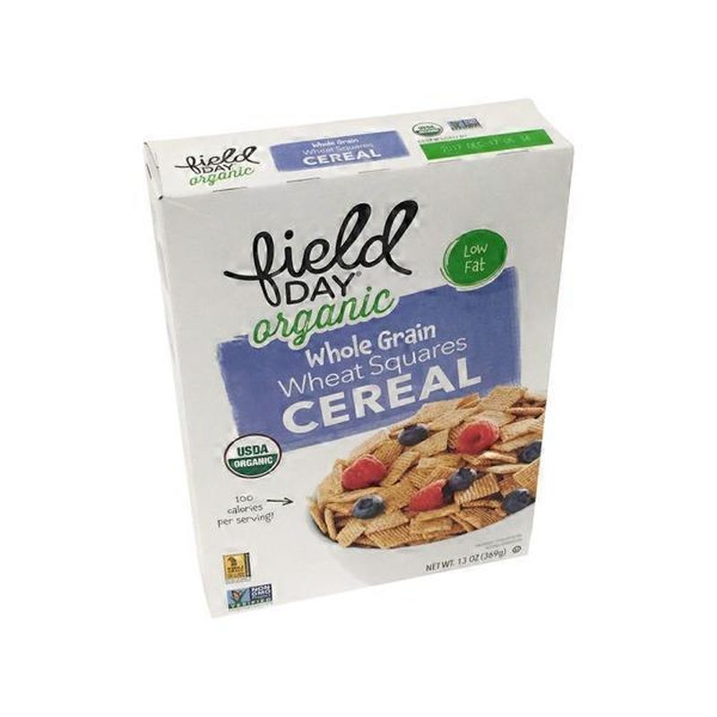 Field Day Whole Grain Wheat Squares Organic Cereal (13 oz) Instacart