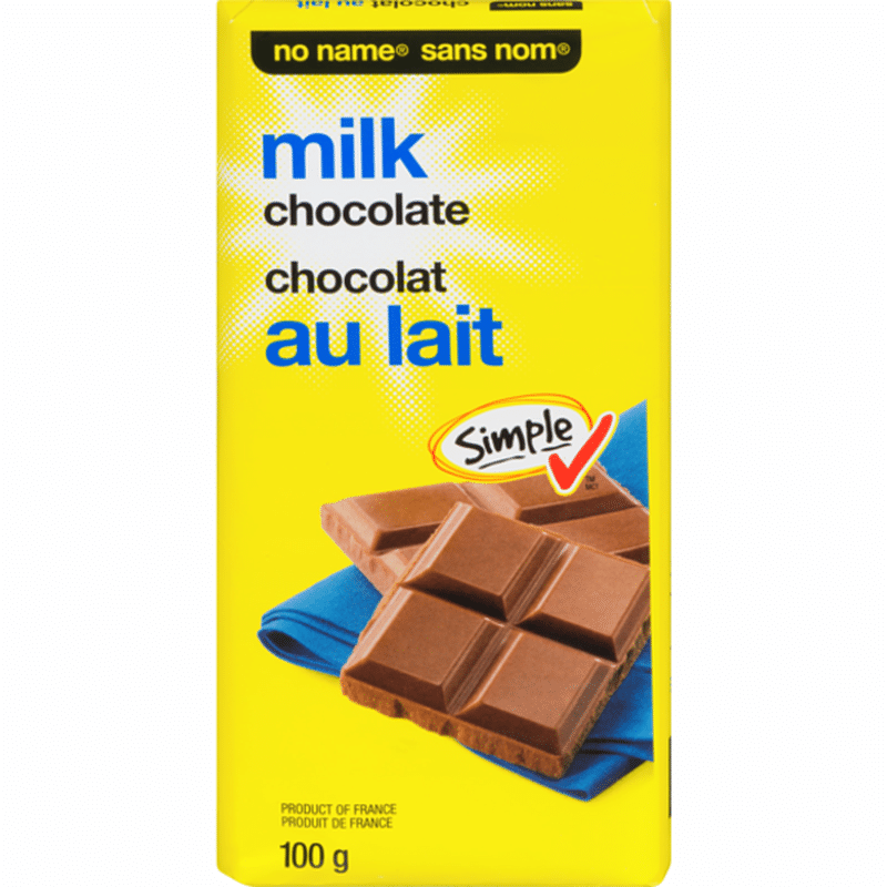 No Name Milk Chocolate Bar
