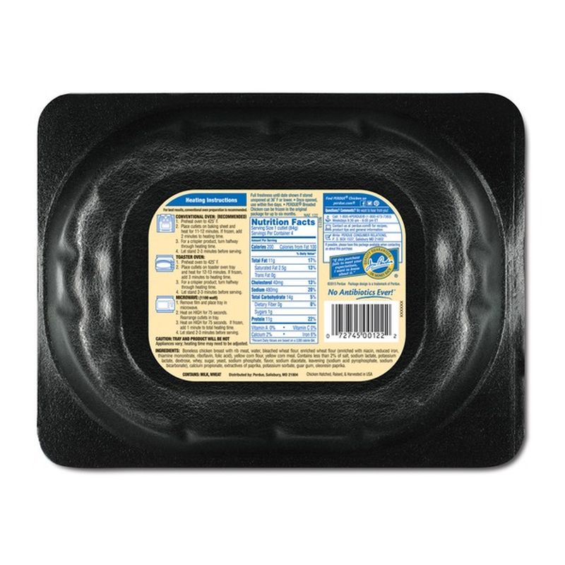 Perdue Breaded Chicken Breast Cutlets (0.75 lb) from BILO Instacart