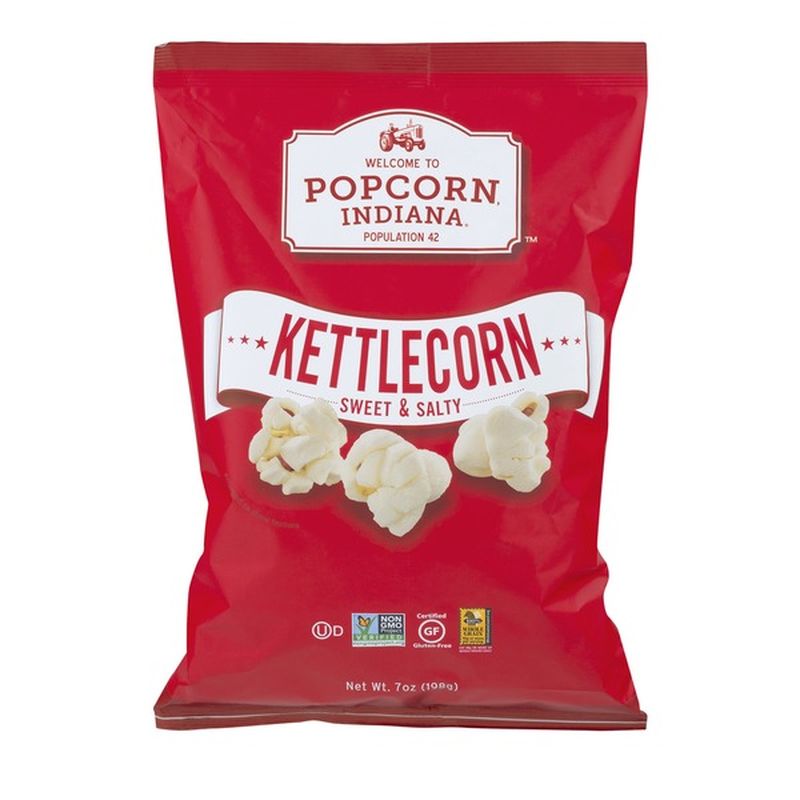 Popcorn Indiana Popcorn, Kettle Corn, Sweet & Salty (7 oz) Instacart