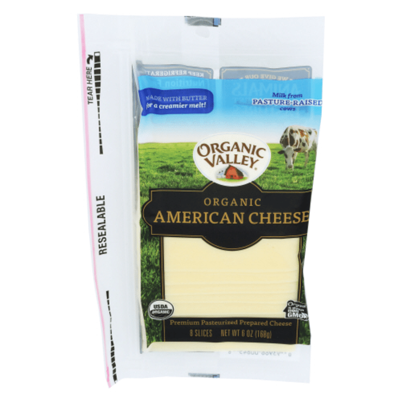 Organic Valley Premium Organic American Cheese Slices (6 oz) Delivery