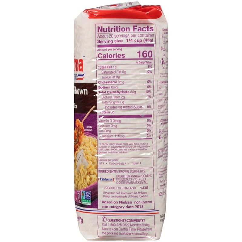 Mahatma Jasmine Brown Rice (2 lb) Instacart
