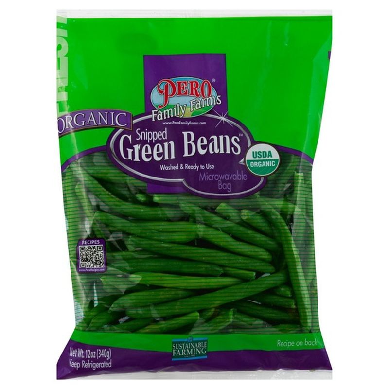 Pero Family Farms. Green Beans, Organic, Snipped (12 oz) - Instacart