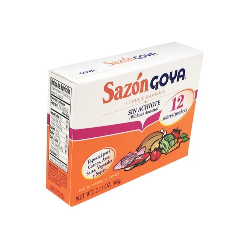 Goya Sazón Seasoning Without Annatto 2 11 Oz Instacart