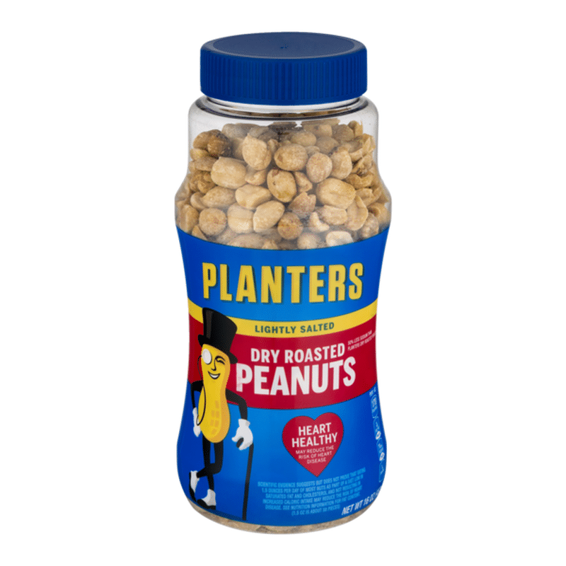 Planters Lightly Salted Dry Roasted Peanuts (16 oz) from Stop & Shop