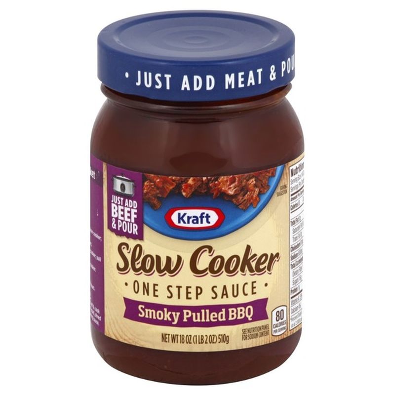 Kraft Slow Cooker Smoky Pulled BBQ One Step Sauce (18 oz) Instacart