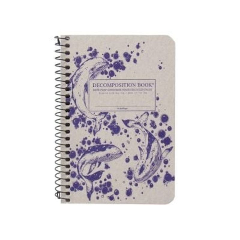 Decomposition Humpback Whales Pocket Coil Book