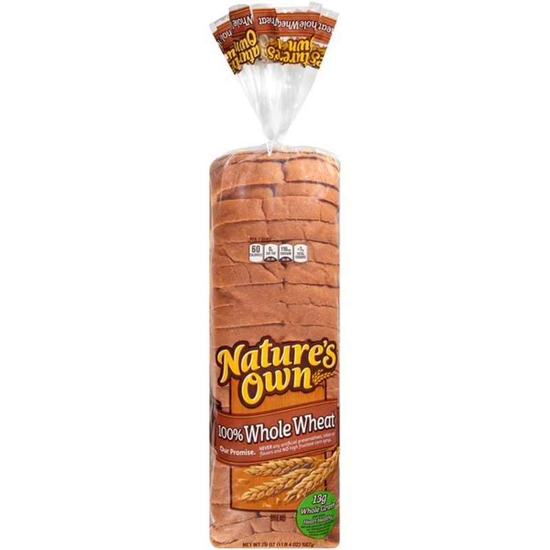 Nature's Own 100 Whole Wheat Bread (20 oz) Instacart