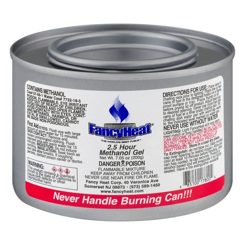 FancyHeat Methanol Gel 2.5 Hour (7.05 oz) Instacart