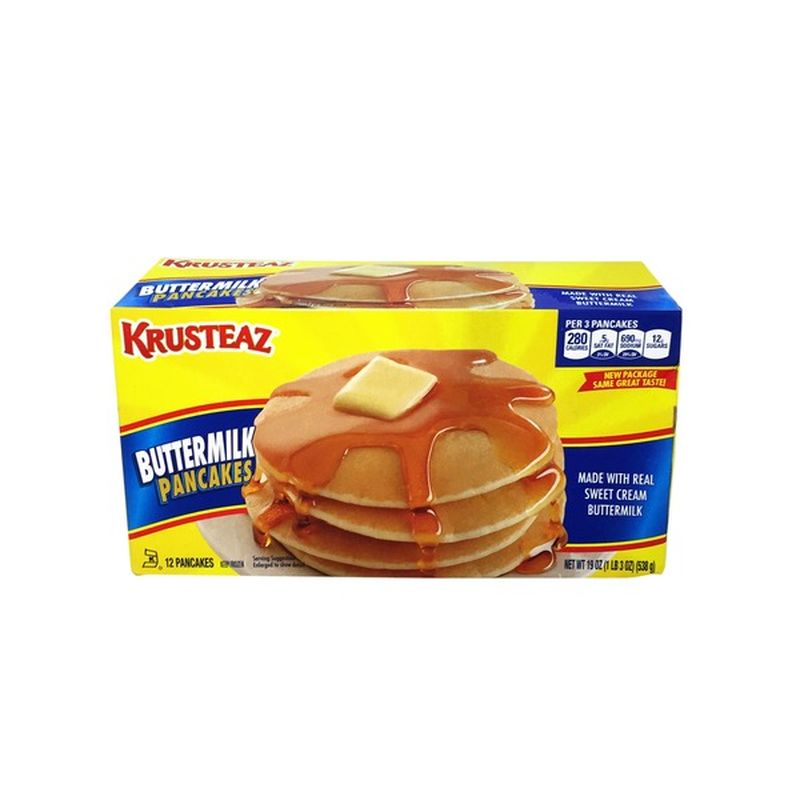 Krusteaz Pancakes, Buttermilk (12 ct) Instacart