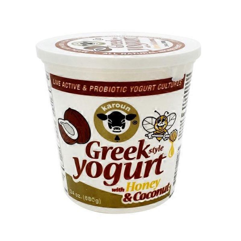 Karoun Greek Honey Yogurt With Coconut (24 oz) Instacart