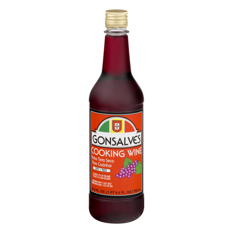 Gonsalves Cooking Wine Dry Red (25.4 fl oz) Instacart