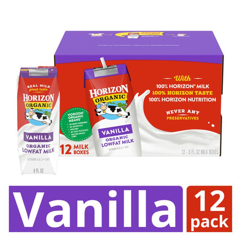 horizon organic vanilla milk