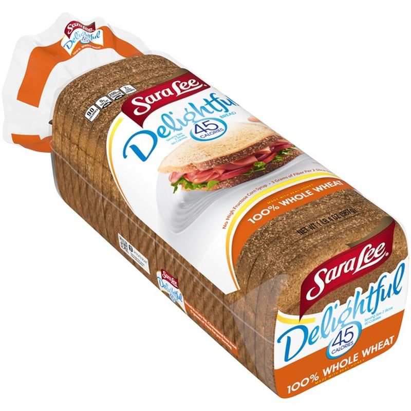 Sara Lee Delightful 100% Whole Wheat Bread With Honey (20 oz) from Fred ...