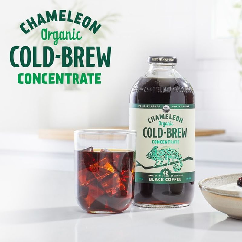 Chameleon Organic Cold Brew Concentrate Black Coffee 32 Fl Oz Instacart 