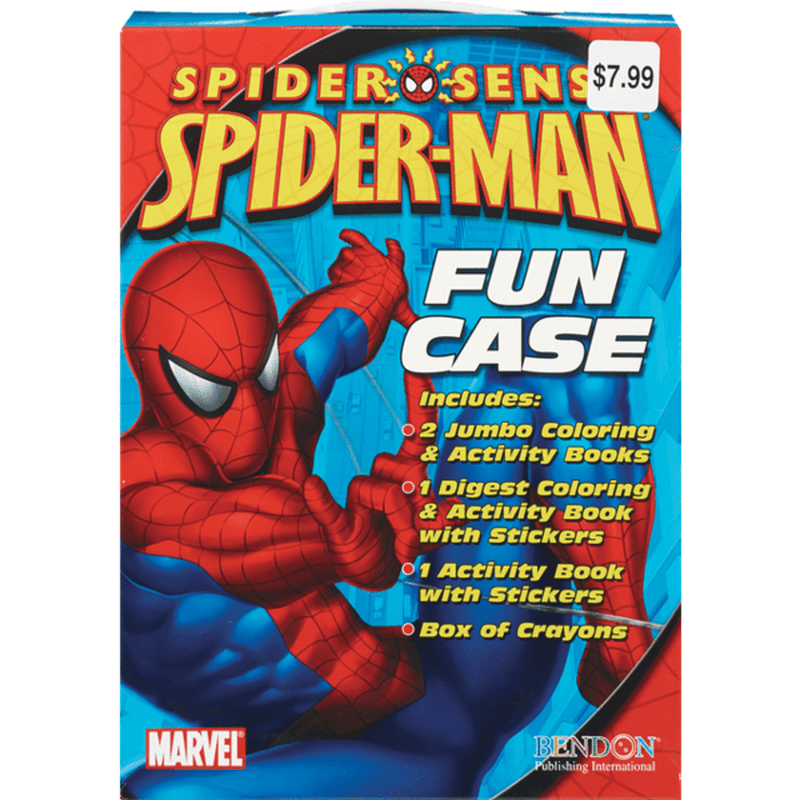 Bendon Publishing Spider-Man Activity Fun Case