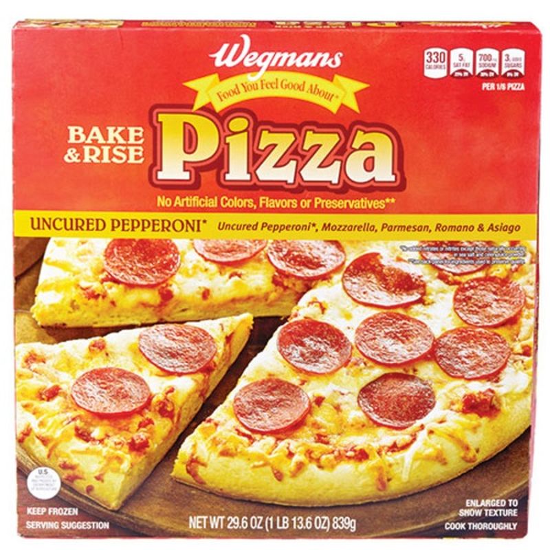 Wegmans Bake & Rise Pizza, Pepperoni (29.6 oz) from Wegmans - Instacart