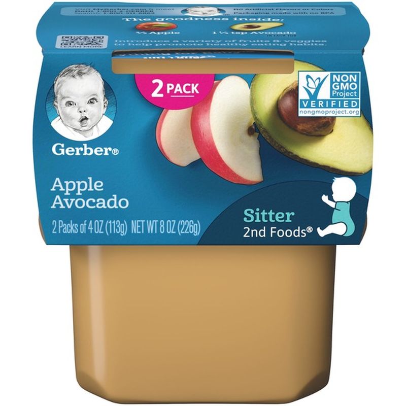 Gerber 2nd Foods Apple Avocado Baby Food (8 oz) Instacart