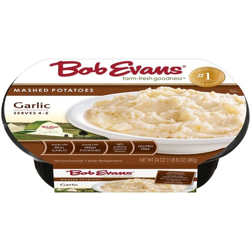 Bob Evans Garlic Mashed Potatoes (24 oz) from Kroger Instacart