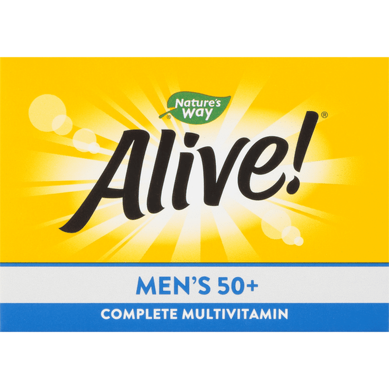 Alive! Complete Multivitamin, Men's 50+, Tablets (50 each) Instacart