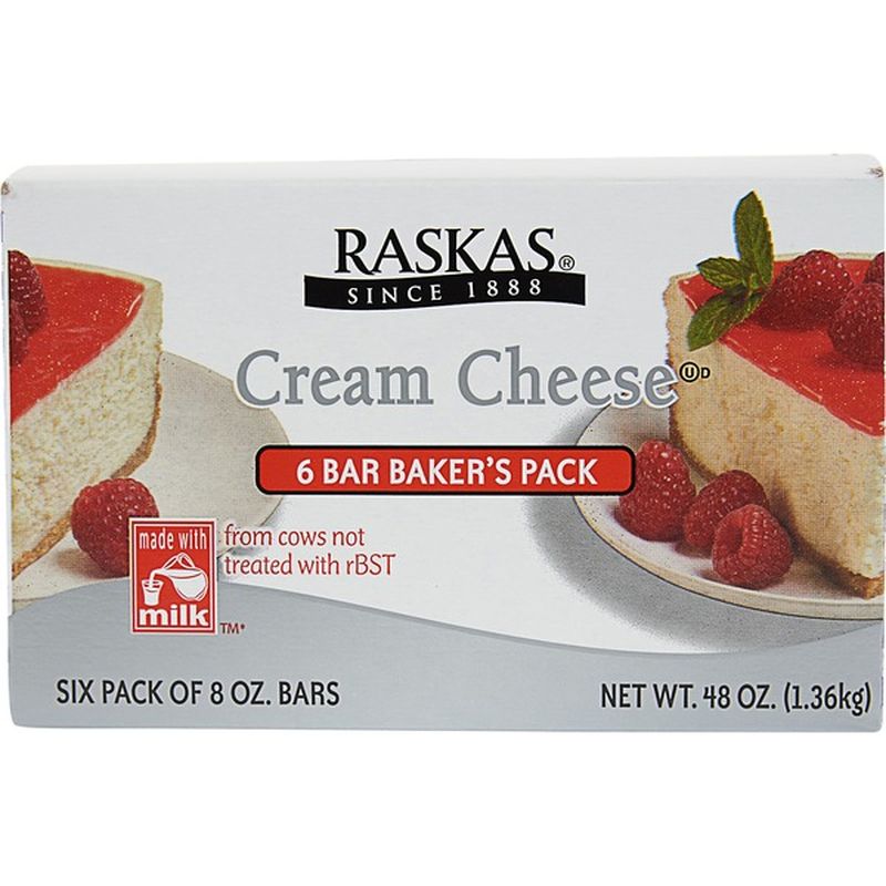 Raskas Cream Cheese 6/8-oz