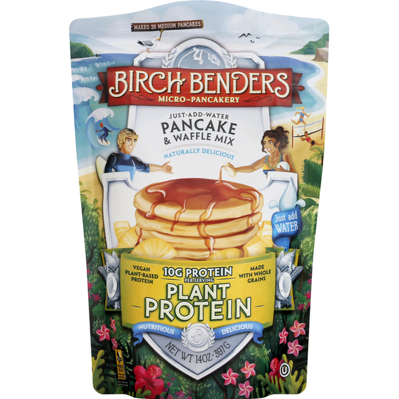 Birch Benders Pancake & Waffle Mix, Plant Protein (14 oz) from Walmart