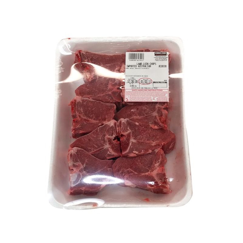 Kirkland Signature Lamb Loin Chops, Australia (per lb) from Costco
